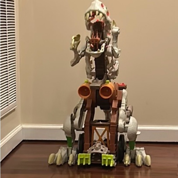 Imaginext Uptra T-Rex.π¦Missing a few accessories. Noted in pictures. Works! - Picture 5 of 17